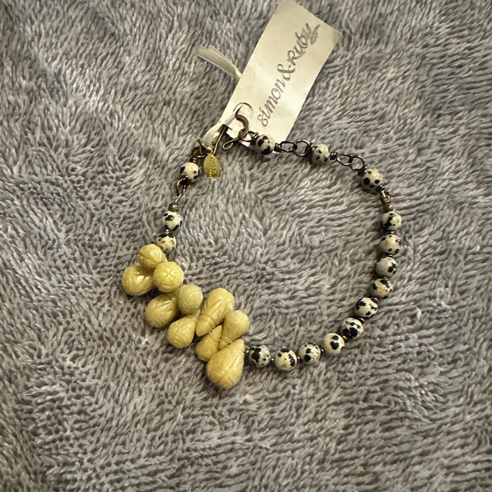 Simon & Ruby bracelet. 8 inches. Questions? Leave a comment below!